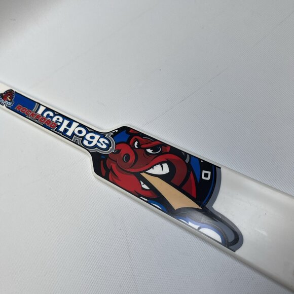 Rockford IceHogs Official AHL SHER-WOOD Mini Goalie Hockey Stick NEW - Picture 3 of 6